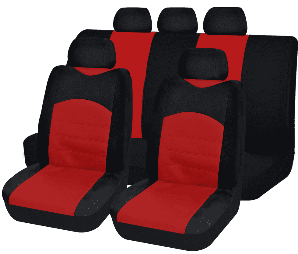 Durable Polyester All Season Car Seat Cover 8 Piece Kit for Truck SUV & Van Juego de 8 piezas de funda de asiento de auto