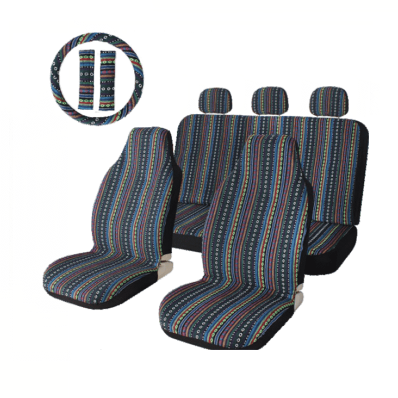 new Ethnic Style Fabric universal designer auto car seat cover set