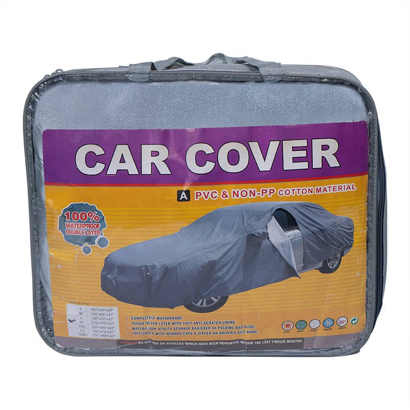 High Quality UV Sun Protection Inflatable Car Cover Waterproof Silver Body Customized Universal Logo Gray Outdoor Fabric Color