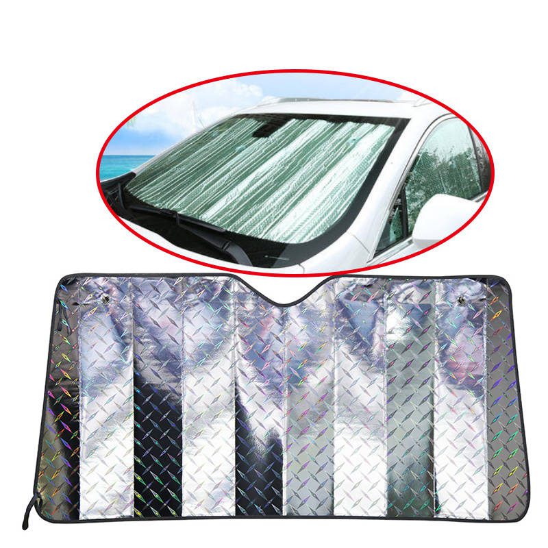 Universal car sunshade magnetic laser film EPE Aluminum accessories 130*60cm car sunshade