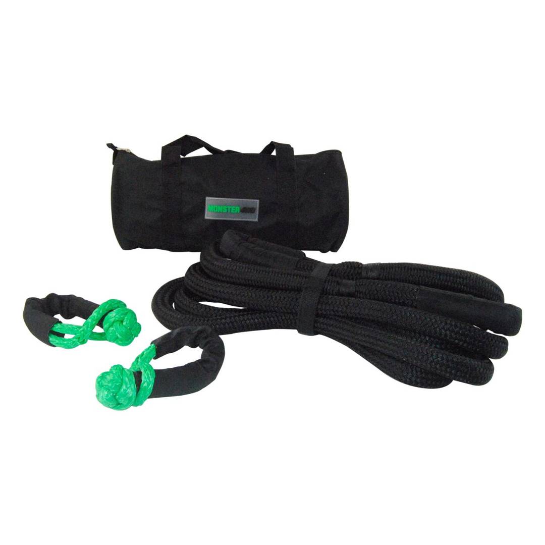 Monster4WD High quality car rope custom tow strap kinetic rope kit for offroad