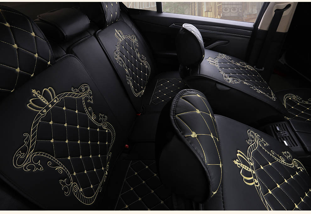 Luxury seat cushion leather durable car seat cushion