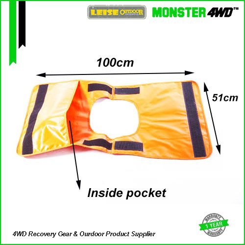 Monster4WD Orange Heavy Duty Vinyl Made Winch Blanket Recovery Gear