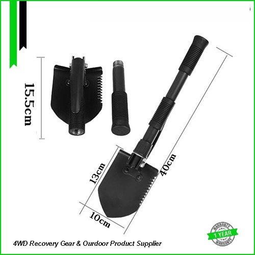 Monster4WD Portable 18" Middle Size Triple Folding Shovel