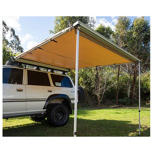 Monster4WD Retractable car roof side awning 4x4 camping vehicle freestanding awning