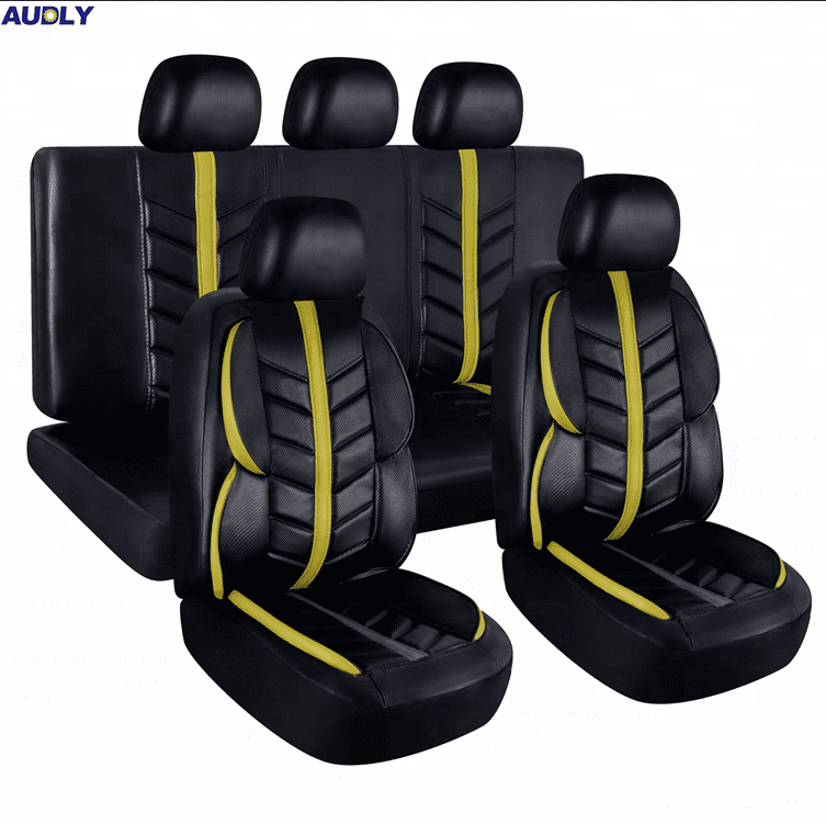 PU Leather Car Cushion Seat Chair Covers For Auto Interior Pad Mat leather car seat cover