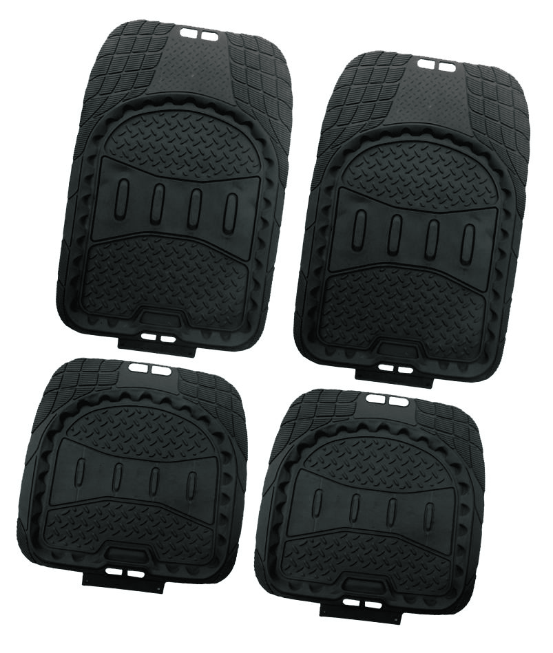 4 Piece Full Set Universal Fit Car Mats Heavy Duty Car Floor Mats for Auto