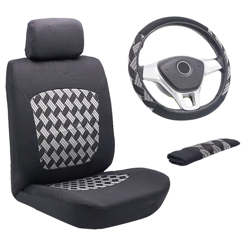 Wholesale breathable full set cloth seat cover interior decorative comfortable Universal car seat cover