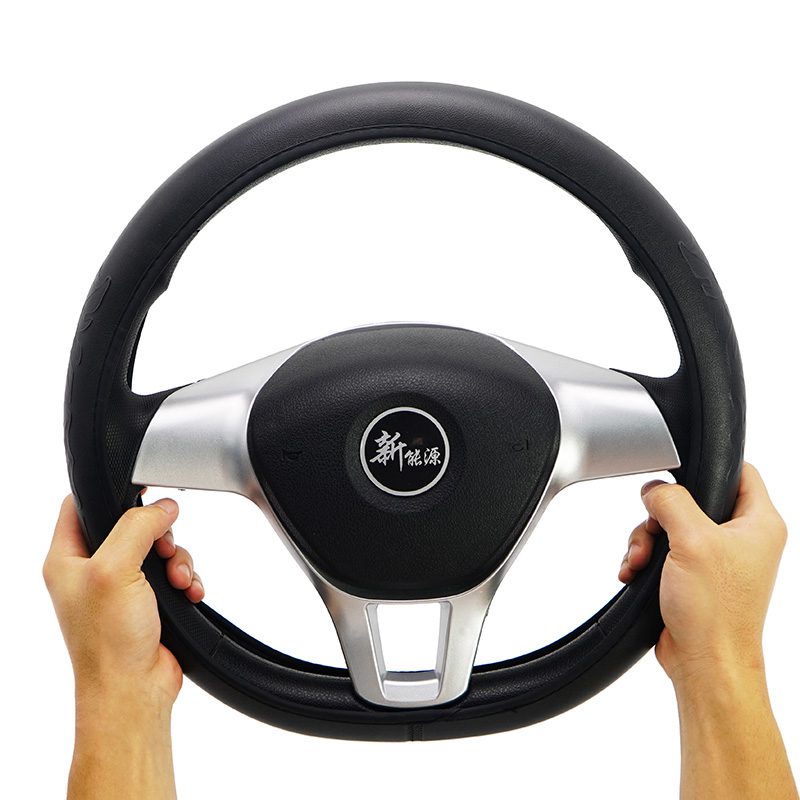 Factory wholesale pu car steering wheel cover