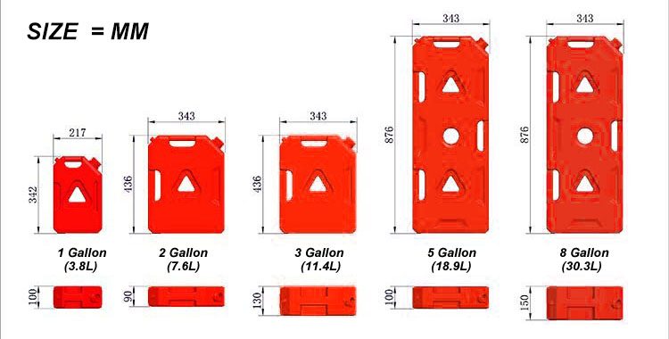 Monster4WD HDPE Plastic Heavy Duty oil tank truck