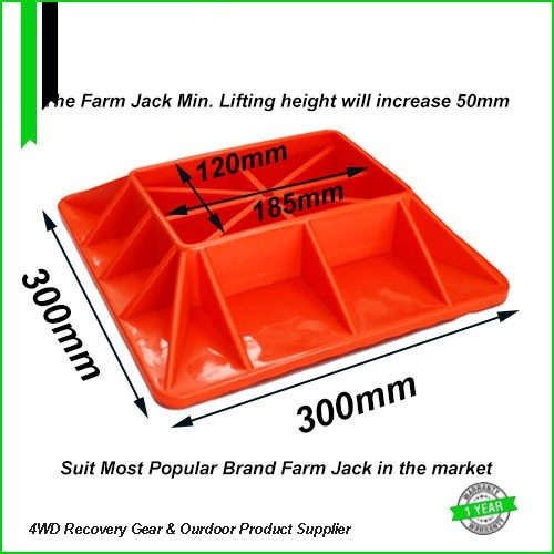 Monster4WD Reinforce Nylon 4X4 Farm Jack Base Recovery Accessories