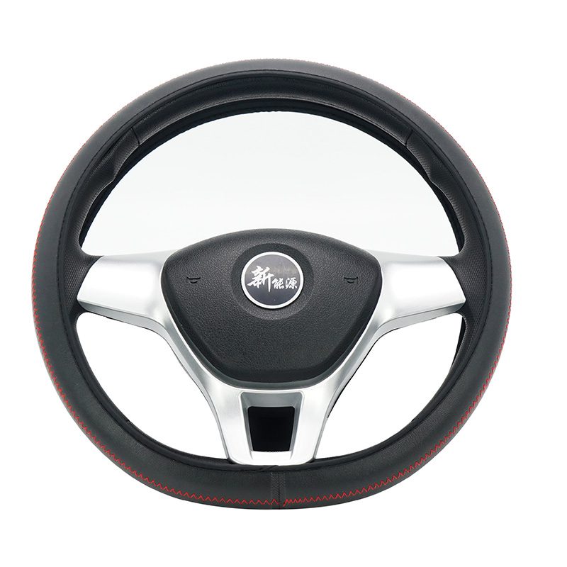 Car accessories steering wheel cover PU leather universal 3-Spoke 38CM car steering wheel cover