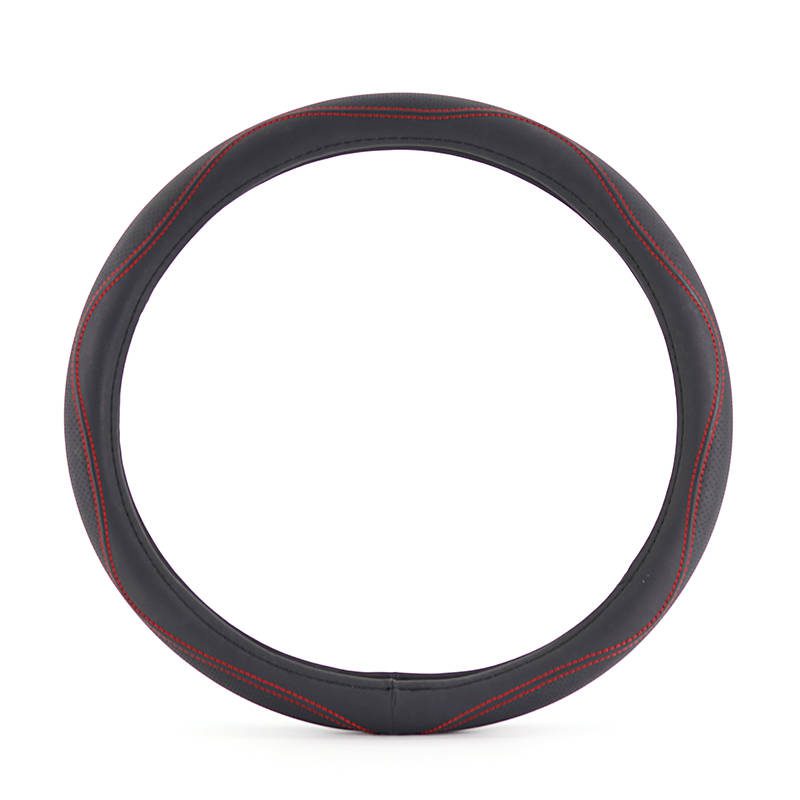 Cheap factory wholesale price PU leather steering wheel cover for car