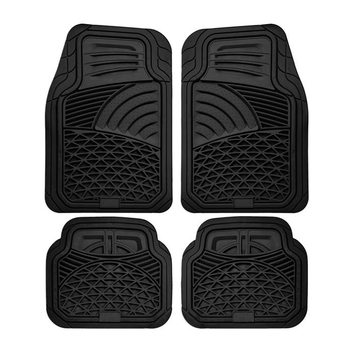 Wholesale Top Quality Anti Slip Waterproof Car Cheap PVC Universal Car Floor Foot Rug Mats 4 Pieces