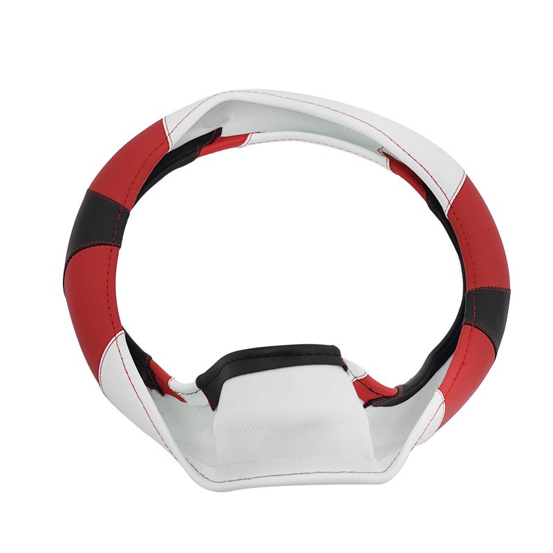 cheap price Factory new design white rubber 39cm steering wheel cover for car auto