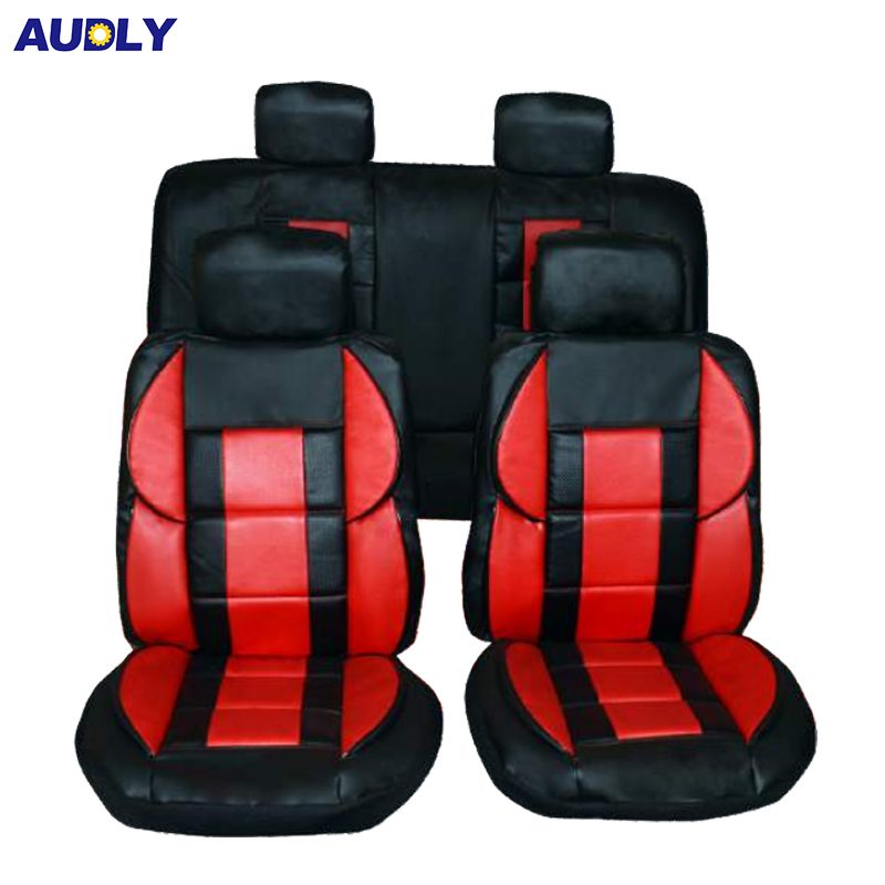 Customized Universal pu leather Full Set Car Seat Cover funda para asiento cubierta  forro asiento for all cars