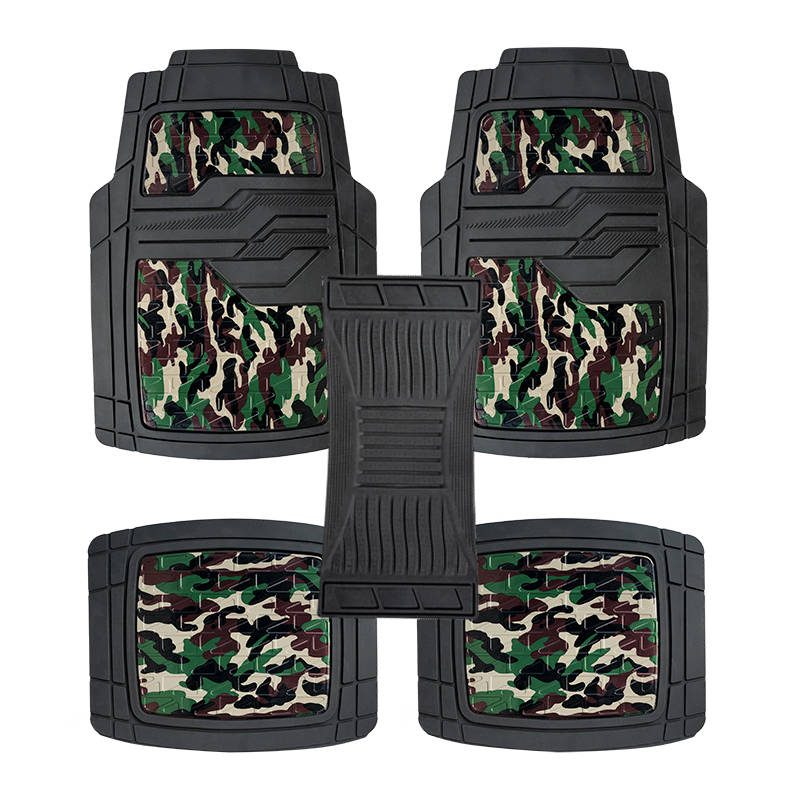 waterproof floor pvc anti slip car mat camouflage stereoscopic universal car mats