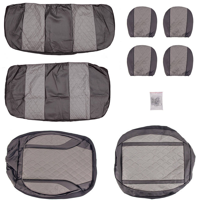 Full Set Protector 5D Surrounded Car Seat Cover Design Breathable Leather Adapt for 90% Car Models Protection of Cars PVC 7 Days