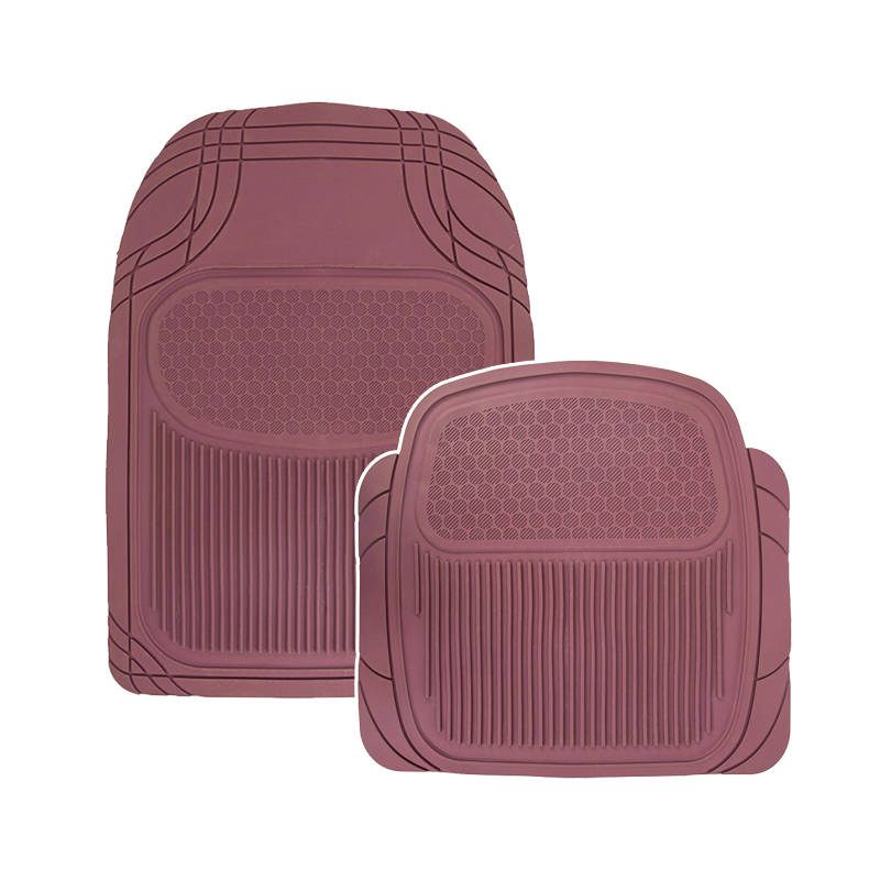 car accessories maroon anti skid car mats 4 pieces universal floor mat