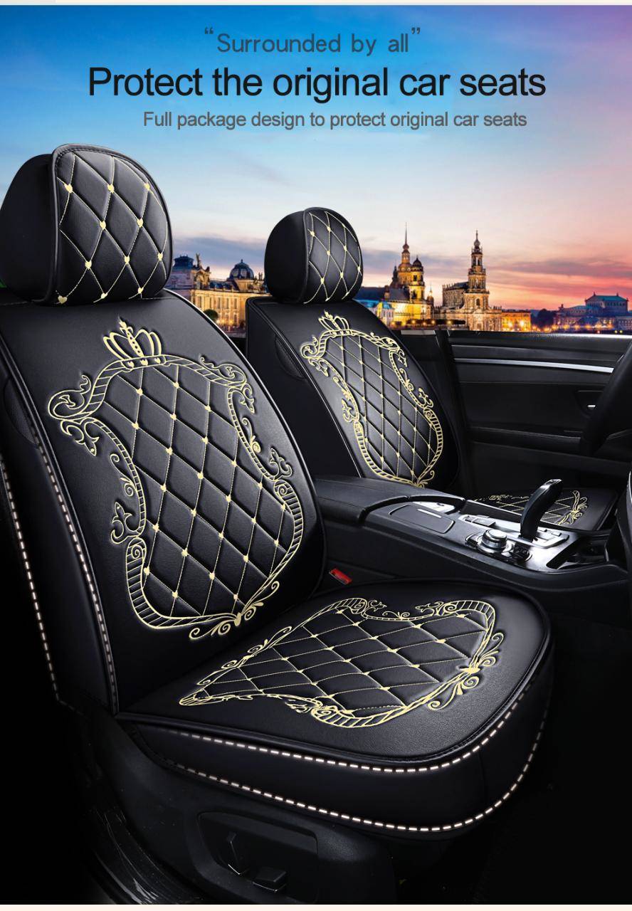 Luxury waterproof full set with neck pillows car cushion