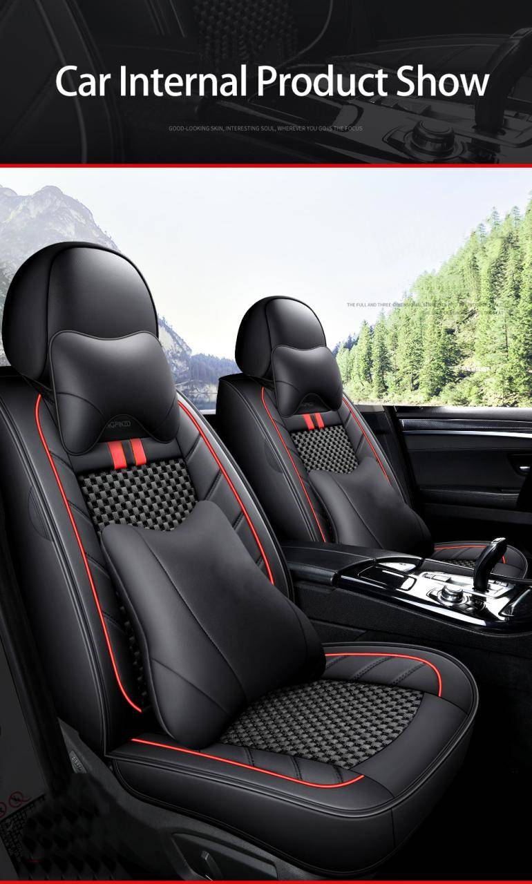 Wholesale auto interior luxury full set seat neck cushion car