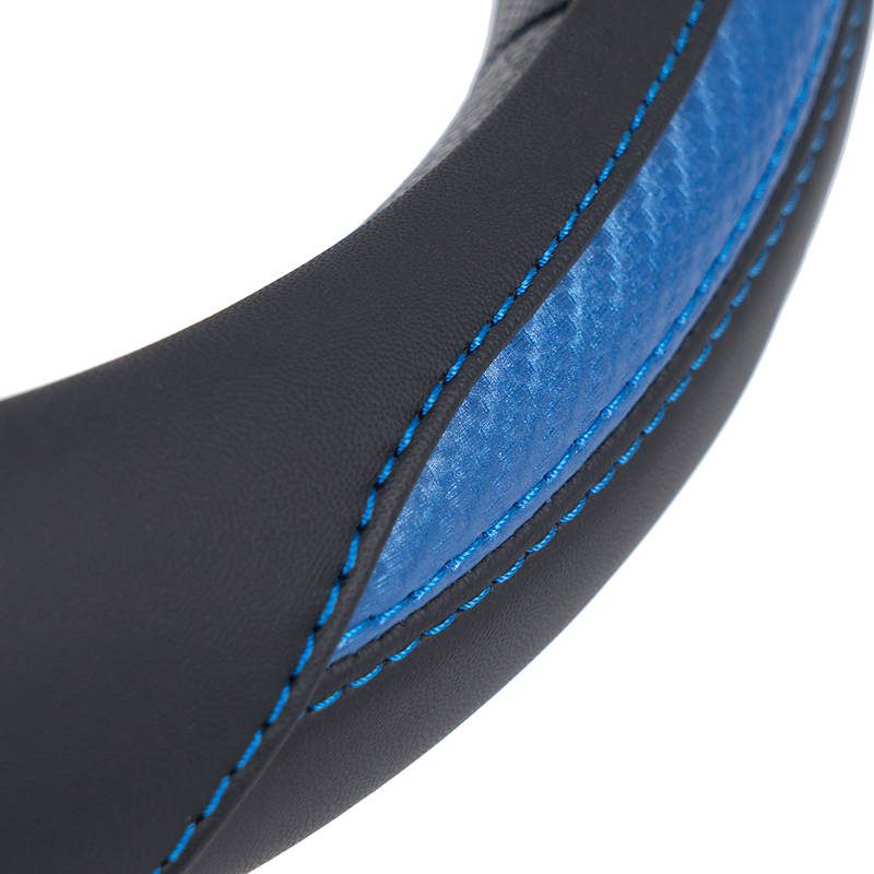 Wholesale car steering wheel cover blue 38cm steering wheel cover