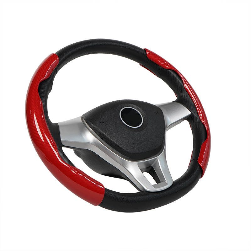 New Car Accessories Non-Slip Carbon Fiber Universal Car Steering Wheel Cover