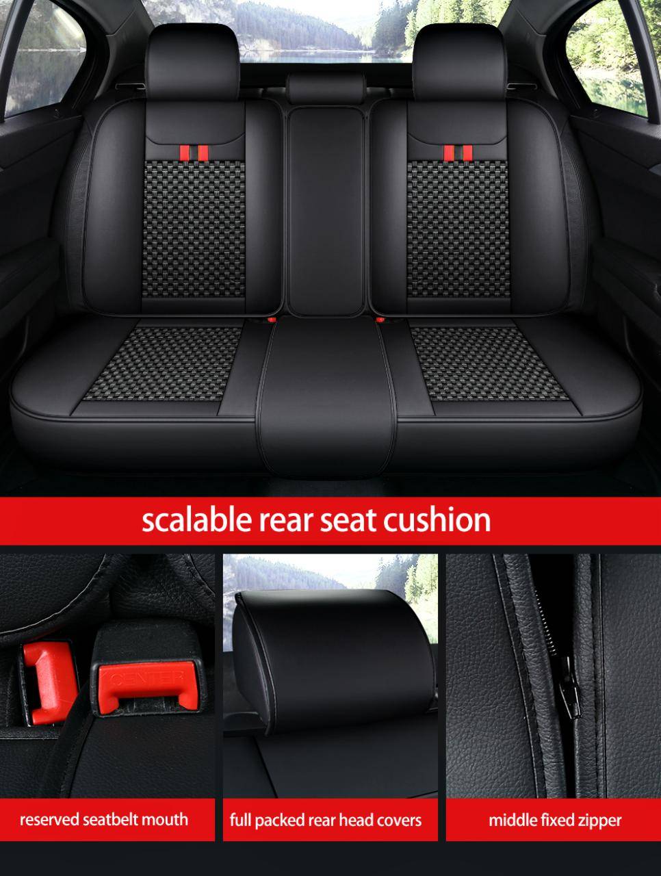 Wholesale auto interior luxury full set seat neck cushion car