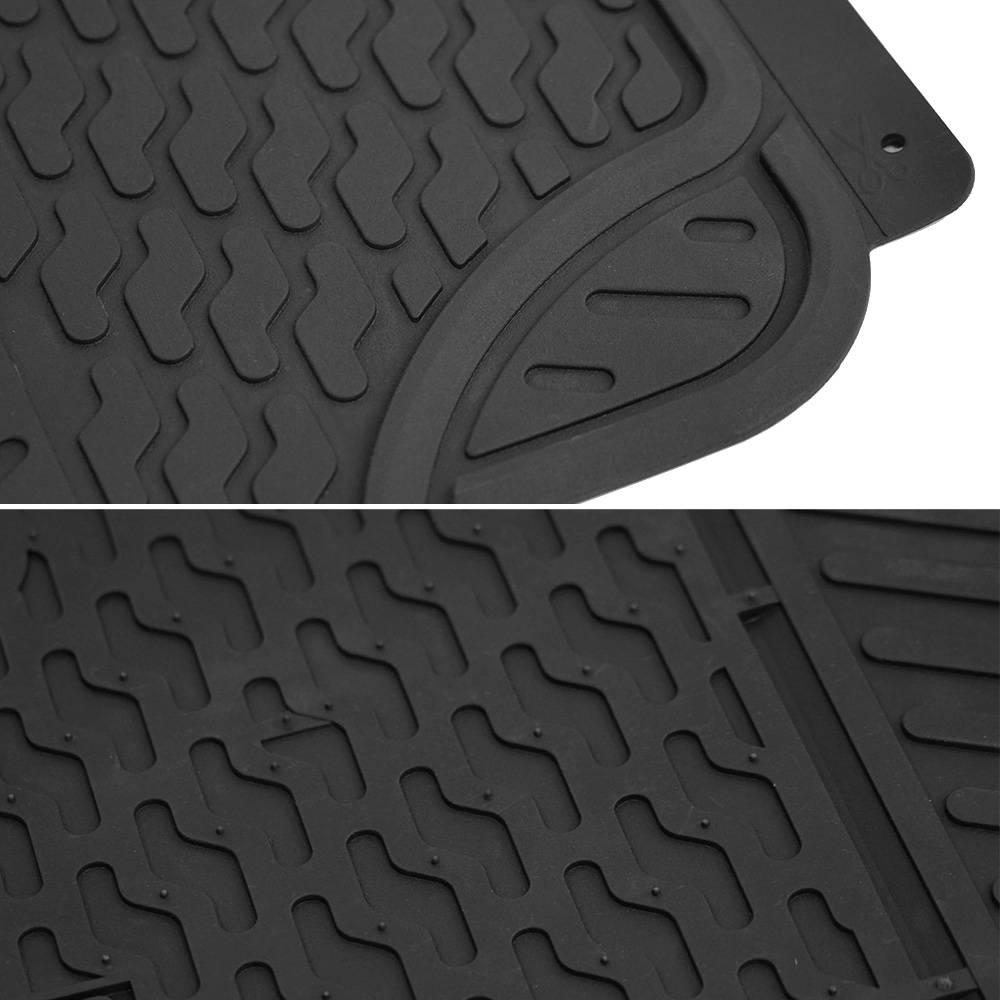 4 pieces of wholesale durable smart fit general anti slip automobile floor mat