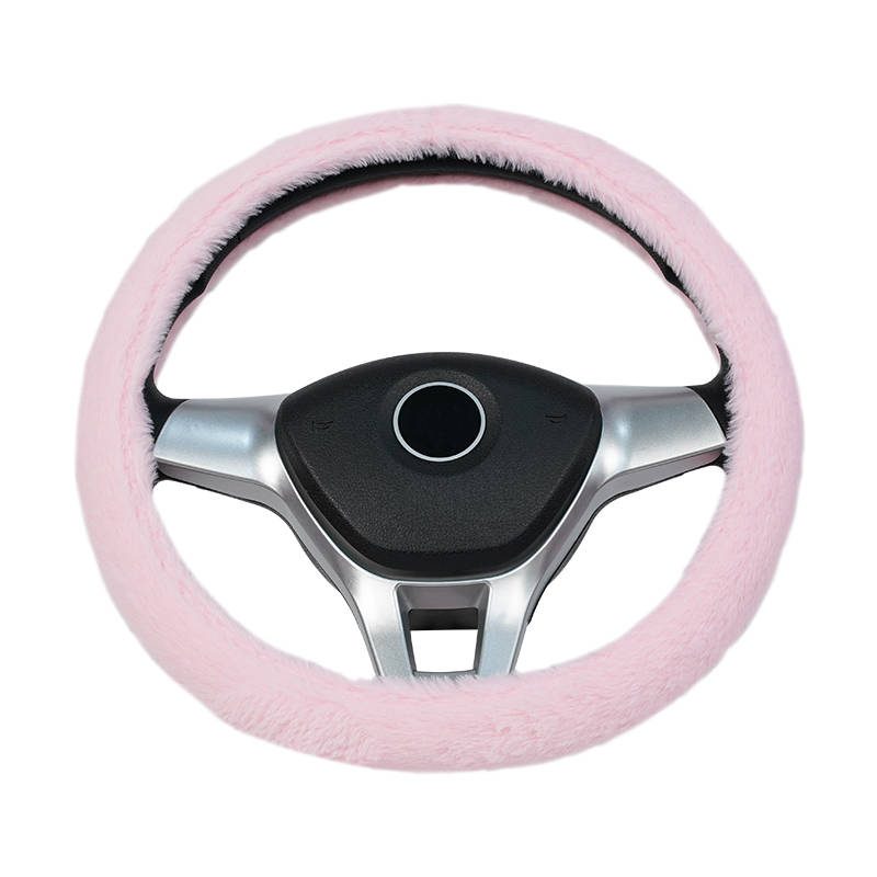 Fasuion Universal Car Steering Wheel Cover Wholesale Hairy 3-Spoke Wheel Needle Accessories Car Steering Wheel Cover For Woman