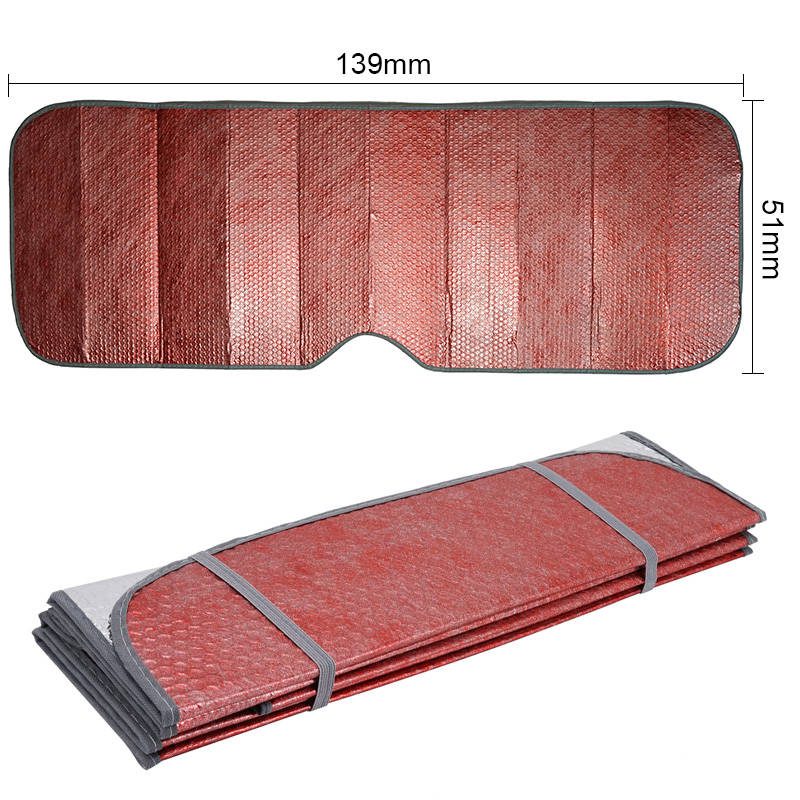 Cheap sun shade PE coated aluminum film folding sunshades car sunshades for car