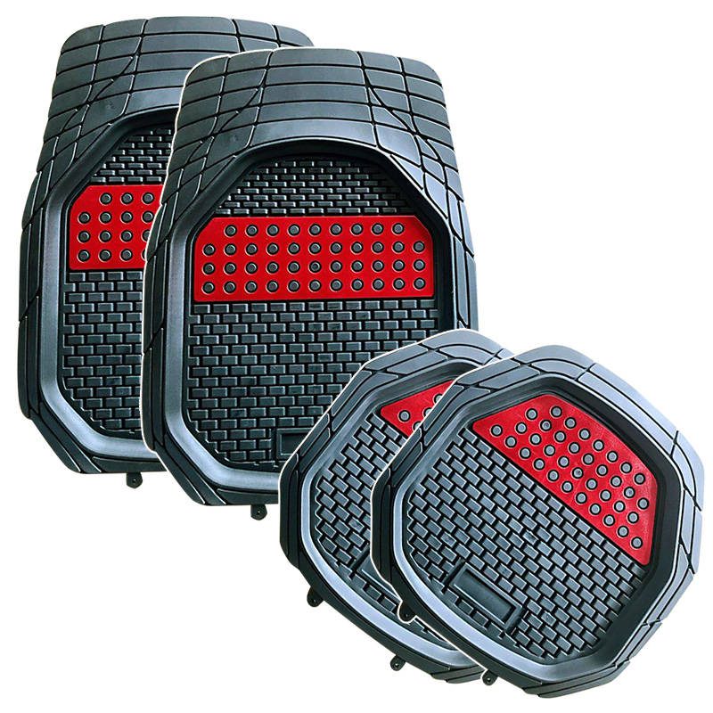 High quality 4 pieces set universal fit custom floor mats car