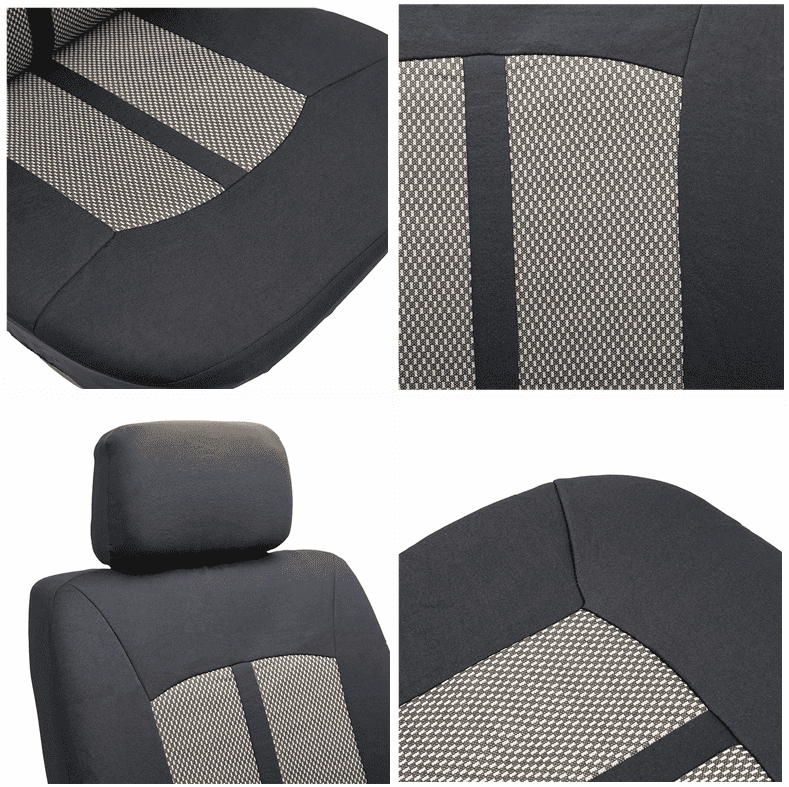 8pcs Universal economy 5 seat polyester car seat cover