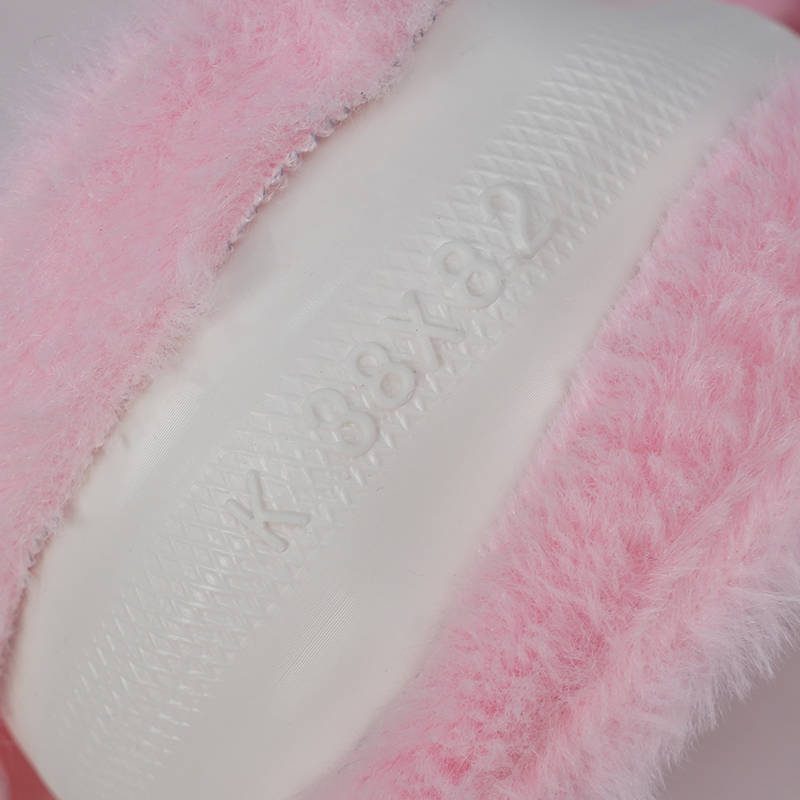 Car Steering Wheel Cover Pink Plush PU Fur Wholesale 3-Spoke Wheel Accessories Car Steering Wheel