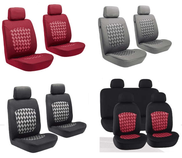 Wholesale breathable full set cloth seat cover interior decorative comfortable Universal car seat cover