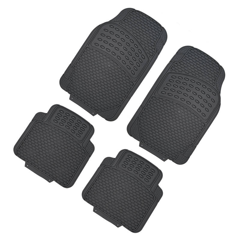 Trending design factory wholesale price PVC material 4pcs or 5pcs 3d 5d full foot mats for car used