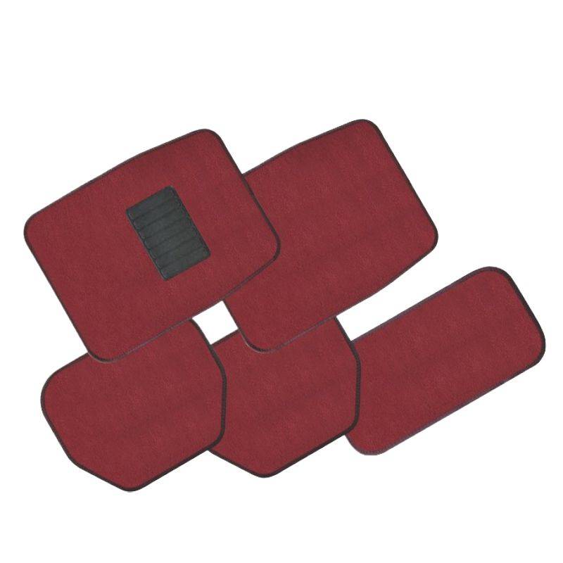 Durable wholesale fashion full set car mats 4 pieces carpet