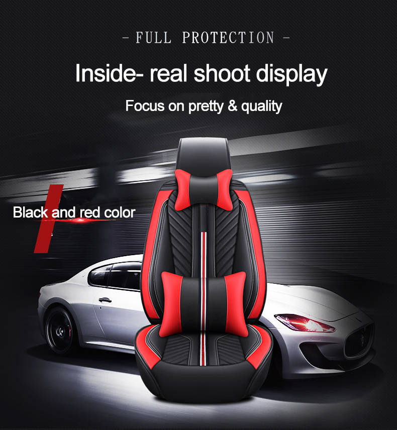 Full set PU leather durable universal size car seat cushions