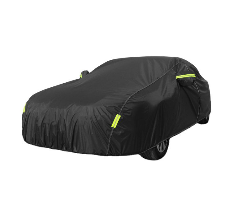 High Quality UV Sun Protection Inflatable Car Cover Waterproof Silver Body Customized Universal Logo Gray Outdoor Fabric Color