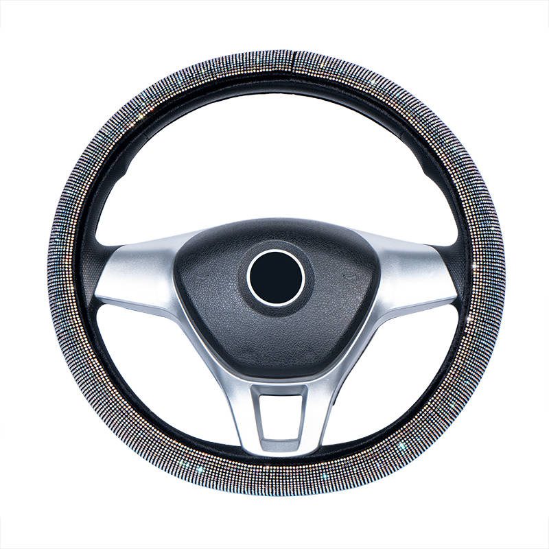 Glitter diamond green wholesale steering wheel cover forro del volante al por mayor del verde del diamante del brillo