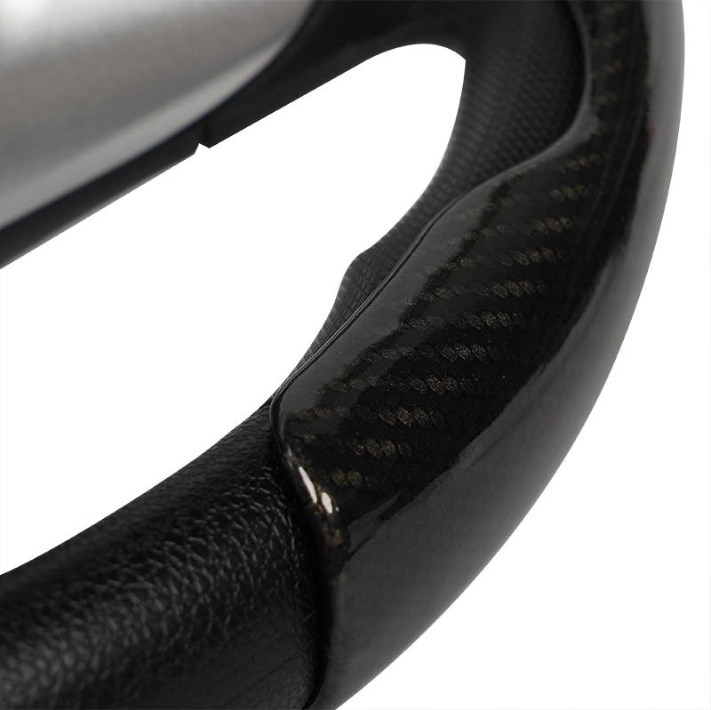 Carbon fiber car steering wheel cover auto size universal custom 36cm  car steering wheel cover