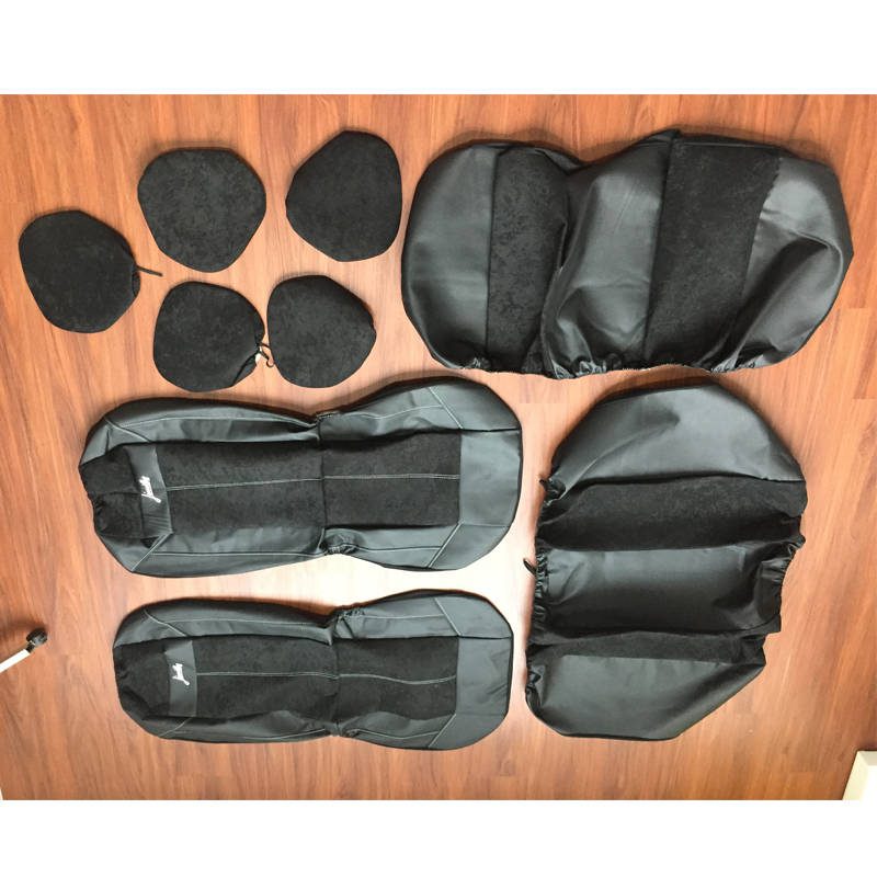 Wholesale Universal Size Fitting Full Set 9PCS PU Leather Car Seat Covers