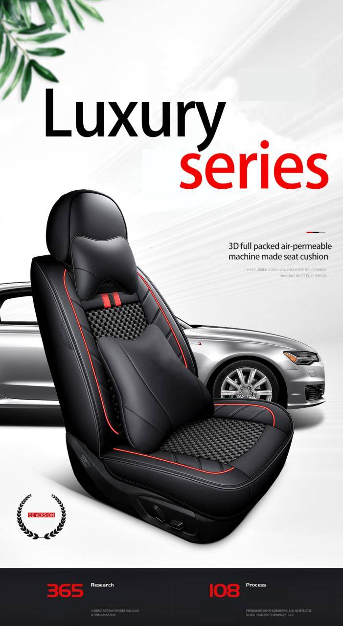 Wholesale auto interior luxury full set seat neck cushion car