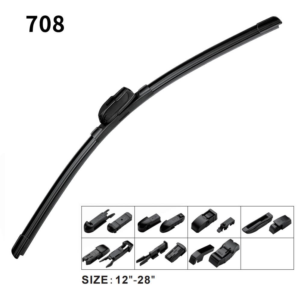 2021 new hot sell auto spare parts multi soft car windscreen windshield wipers limpiaparabrisas  with 13 adapters