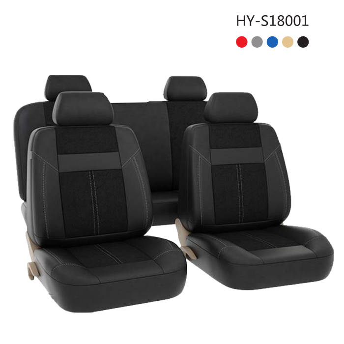 Universal Fit Full Set PU Leather Luxury Car Seat Covers Fit Most Car Seat Cover