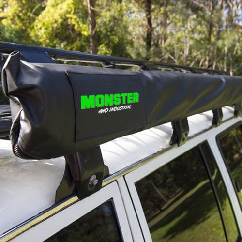 Monster4WD Retractable car roof side awning 4x4 camping vehicle freestanding awning