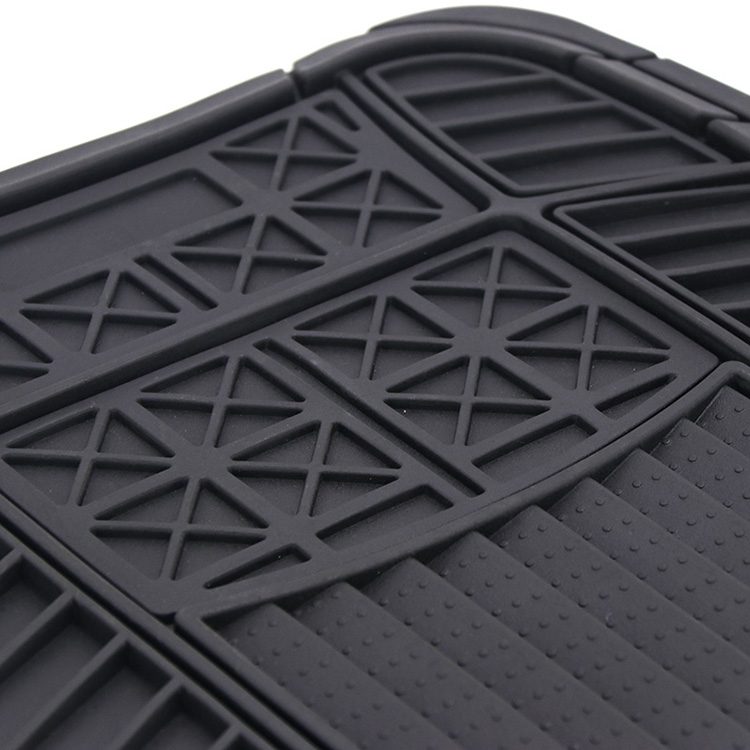 High Quality Full Set Non Skid PVC Car  Mat 4 Piece Car Carpet cubre piso alfombra para auto