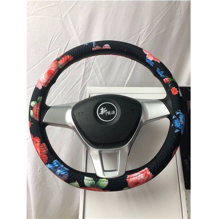 Auto steering wheel cover design universal size car steering wheel cover leather