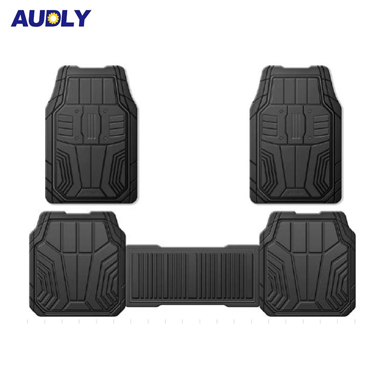 Car Mat Floor Carpet Universal Car Floor Mats Durable Pvc Universal Car Mats  Full Set