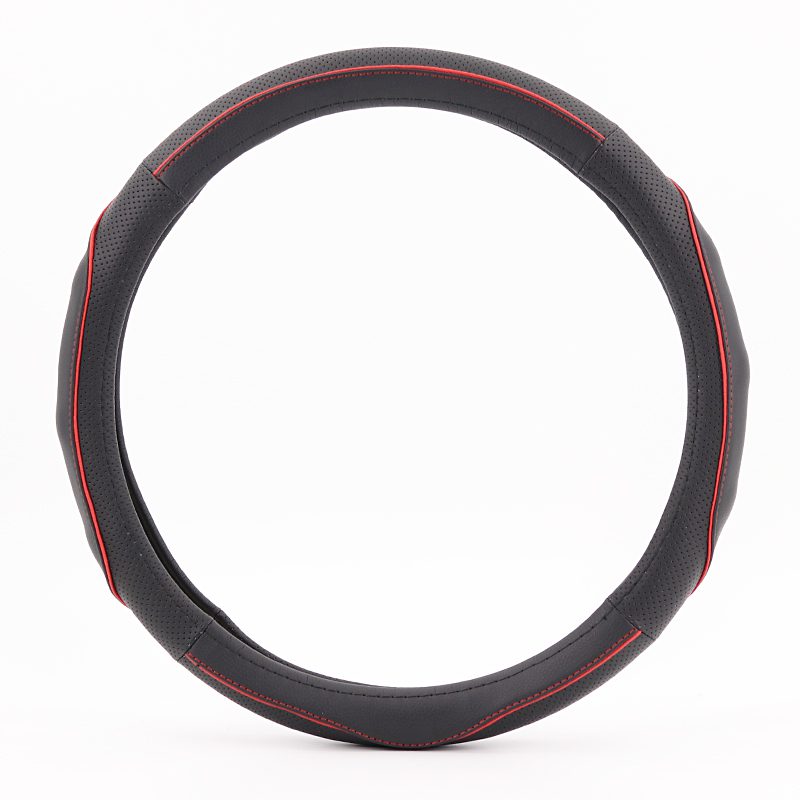 Cheap factory wholesale price PU leather steering wheel cover for car